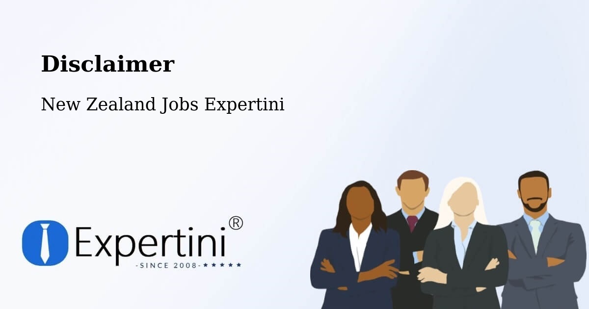 Disclaimer – Rolleston - New Zealand Jobs Expertini